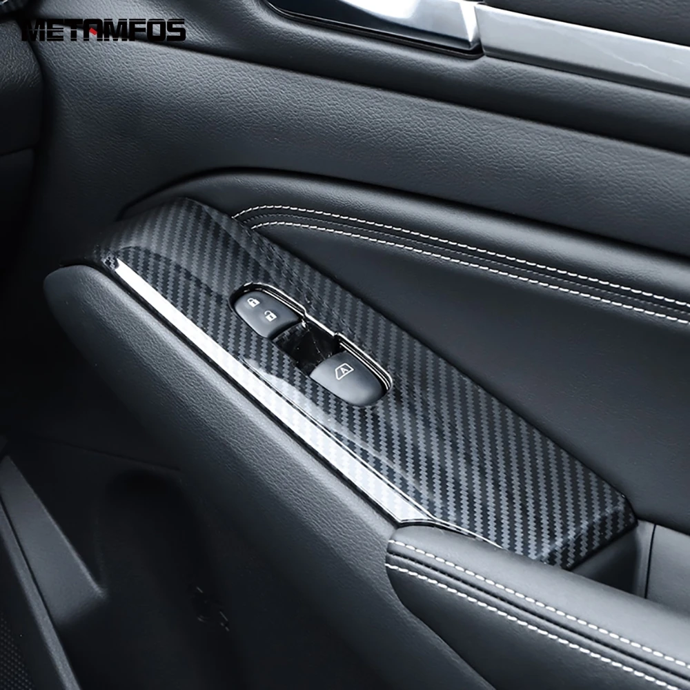 Крышка переключателя стеклоподъемника для Nissan Altima 2019 2020 из углеродного волокна