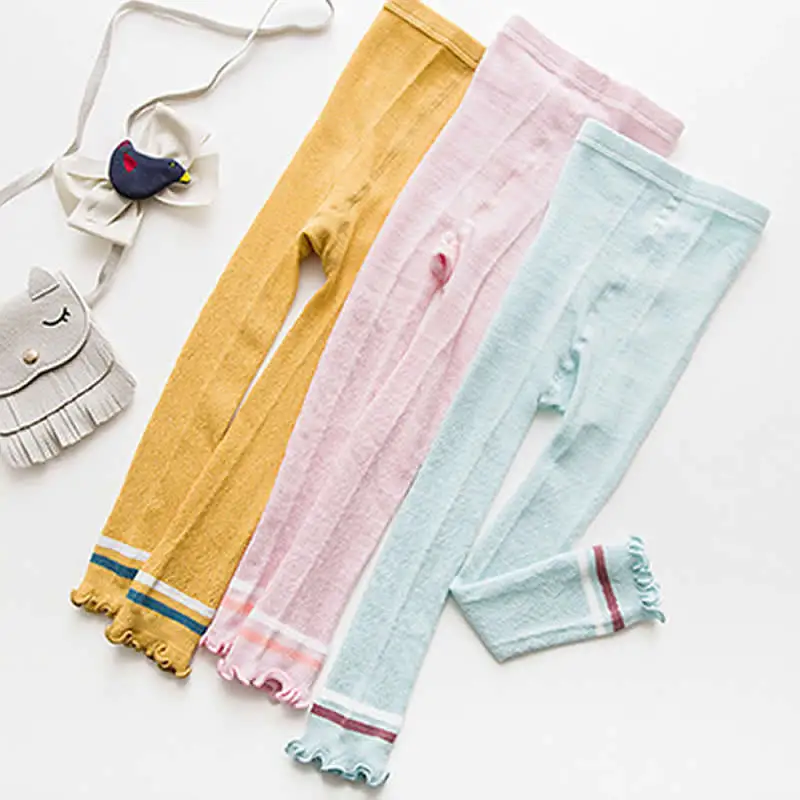 Детские колготки для новорожденных Модные Плотные сетчатые девочек Однотонные