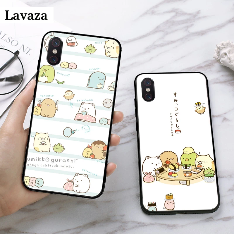 Милый силиконовый чехол sumikko gurashi Rilakkuma для Xiaomi MI 5X 6 6X 8 9 SE 9T Pro CC9E CC9 A3 F1 A1 A2 Lite MAX