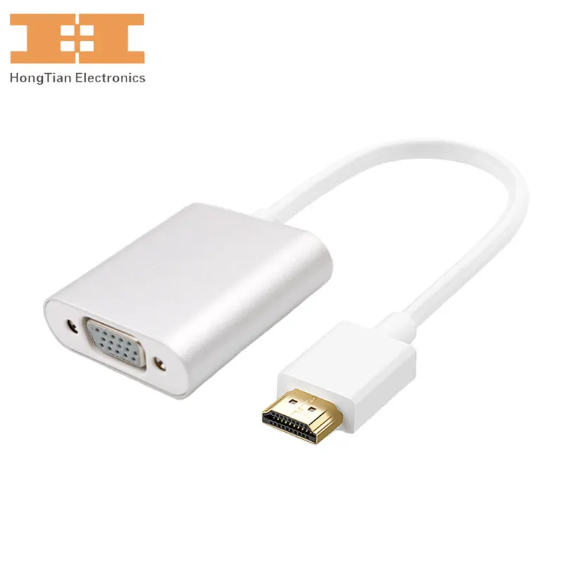 HDMI VGA Кабель адаптер 1080 P HD ТВ scheda Видео Аудио Мужской женское конвертер кабели для