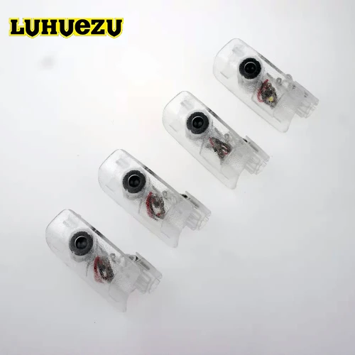 4pcs LEHUEZU светодиодный беспроводной Автомобильный Дверной светильник для Nissan Patrol Y62 Armada аксессуары - Испускаемый цвет: 4pcs