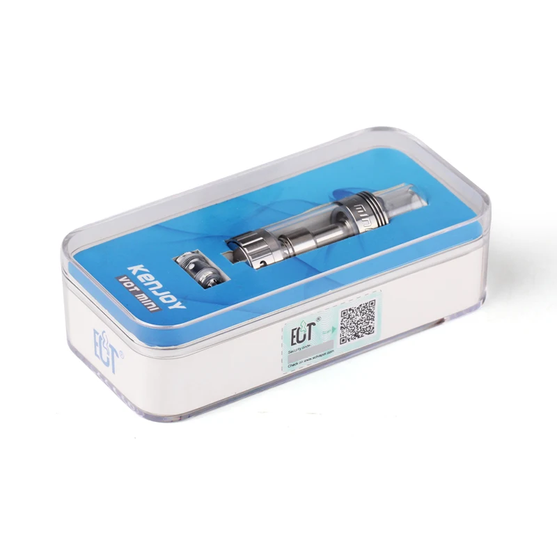 ECT Kenjoy Vot mini Vaporizer 0.5ohm 0.3ohm 304 Stainless Steel Pyrex Glass 2.5ml Atomizer E cigarette for 30w 50W Box mod | Электроника