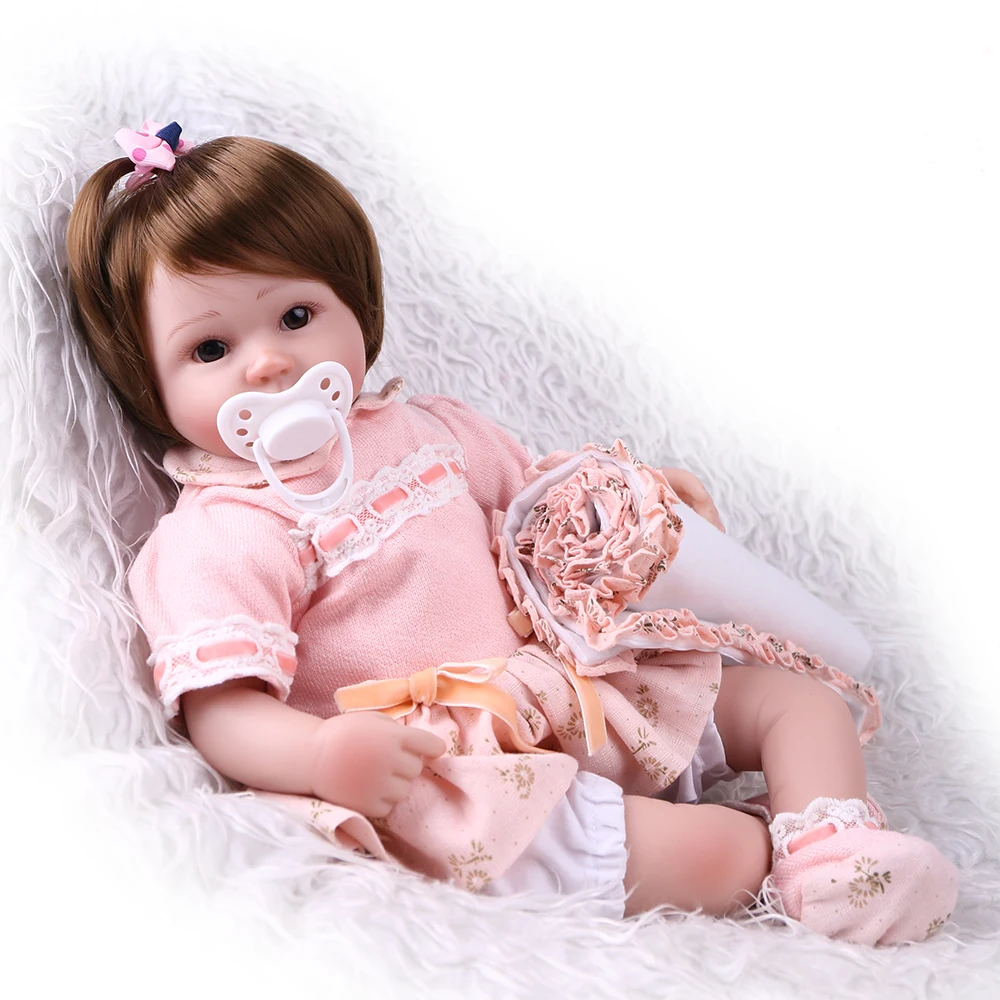 KAYDORA 17 дюймов 42 см винил силиконовый Reborn Baby Doll живой реалистичный малыш настоящая