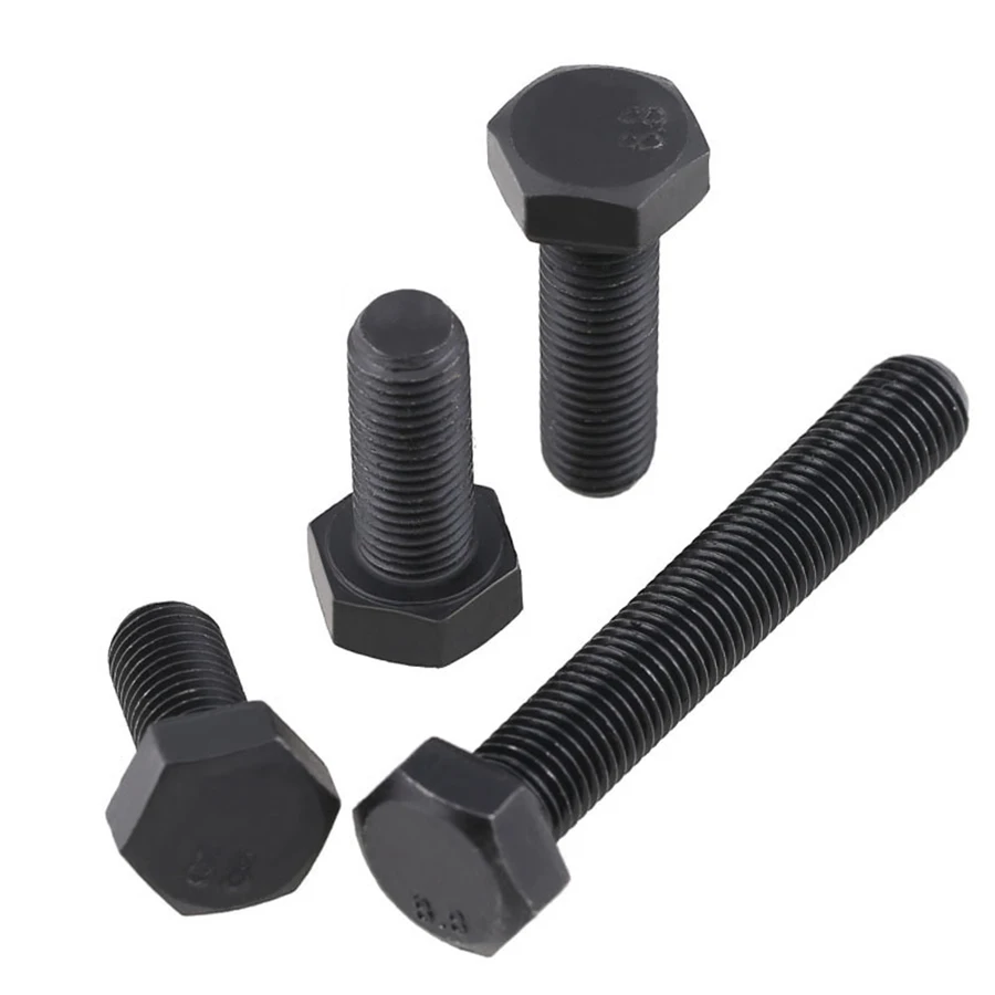 

Шестигранный винт с мелкими зубцами, внешние шестигранные винты M12, длина болтов 20-60 мм DIN933, шестигранные винты с мелкой резьбой, класс 8,8, выс...