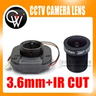 Новый объектив 1080P 3,6 мм + ИК-оборудование M12 для крепления камеры Full HD CCTV MTV