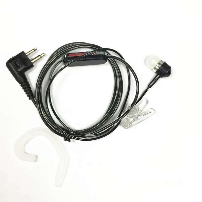 2PIN мягкость новые черные двухцелевые наушники для motorola GP88 GP3188 EP450 DEP450 радио|Рации|