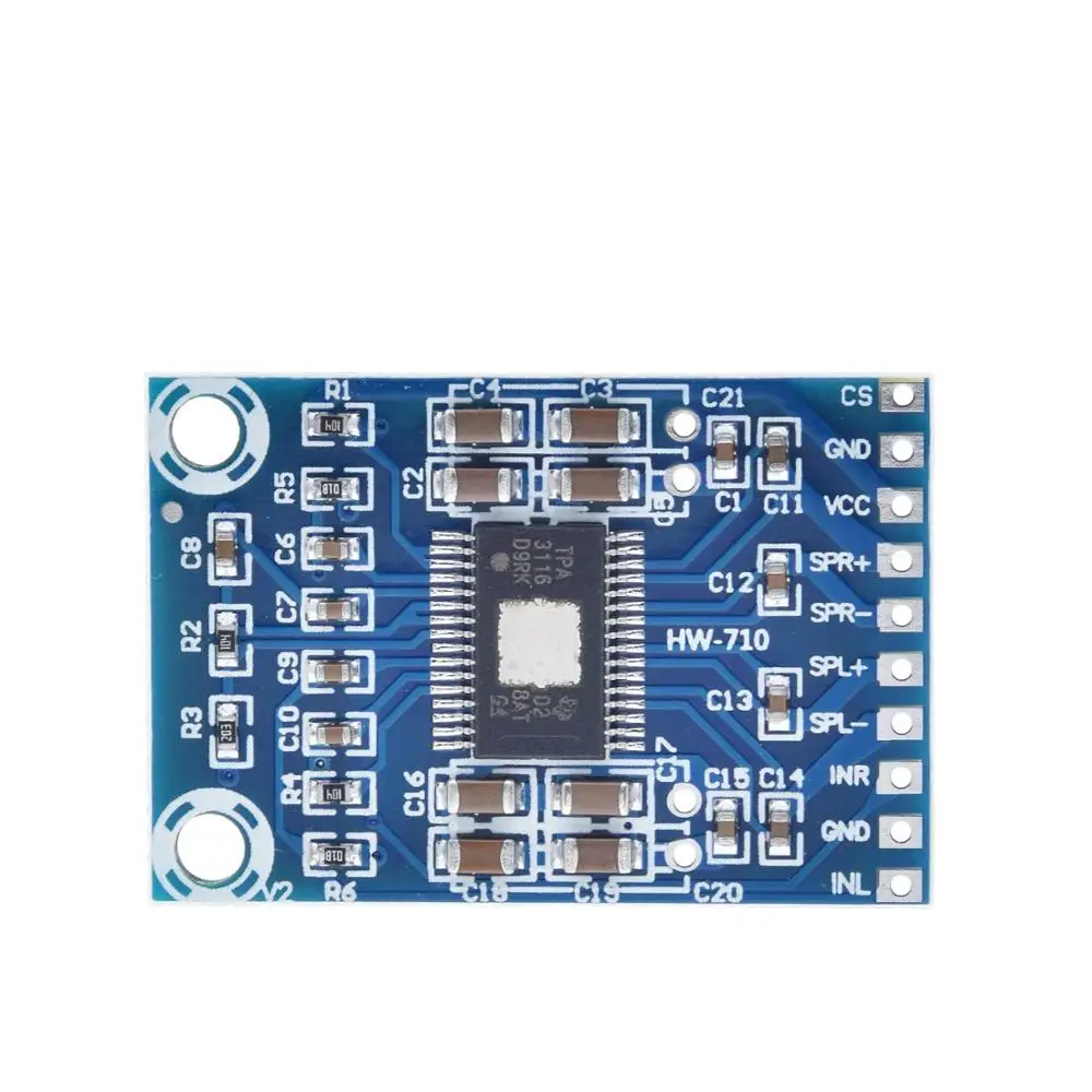 DC 12 V-24 V 2x50 Вт двухканальный Мини цифровой усилитель класса D 50 Вт+ 50 Вт TPA3116D2 XH-M562 усилитель 50 Вт Мощность Плата усилителя