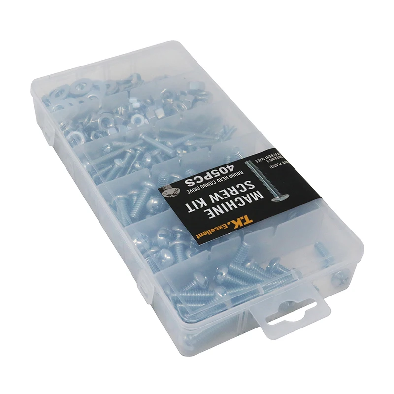 Комплект т. К. Отличный 405 шт./компл. винты комбинированные с круглой головкой и