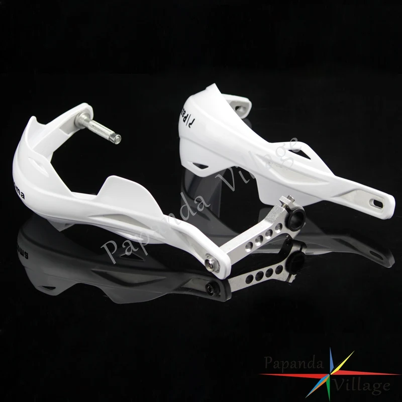 Белая кисть для мотокросса 7/8 ''1 1/8'' руль с широкими ручками Dirt Bike Handguard Enduro для Yamaha DT yz WR 250 450