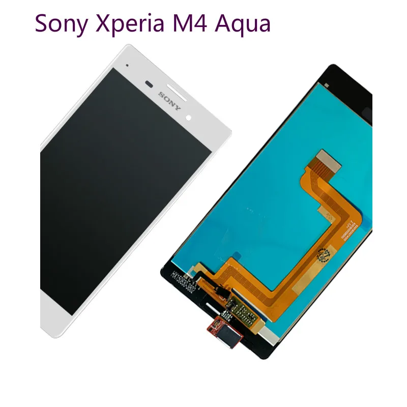 Для sony Xperia M4 Aqua ЖК дисплей Дисплей Сенсорный экран планшета Сенсор Стекло Панель