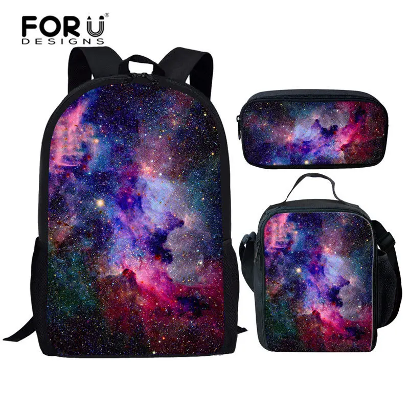 L5321CGK FORUDESIGNS/детские школьные сумки для девочек, школьные рюкзаки с космическими звездами, Детские рюкзаки, набор школьных рюкзаков для детей, mochila infantil - Цвет: L5321CGK