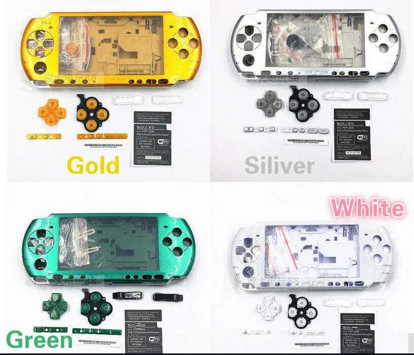 Для игровой консоли PSP 3000 Сменный Чехол с полным корпусом чехол набором
