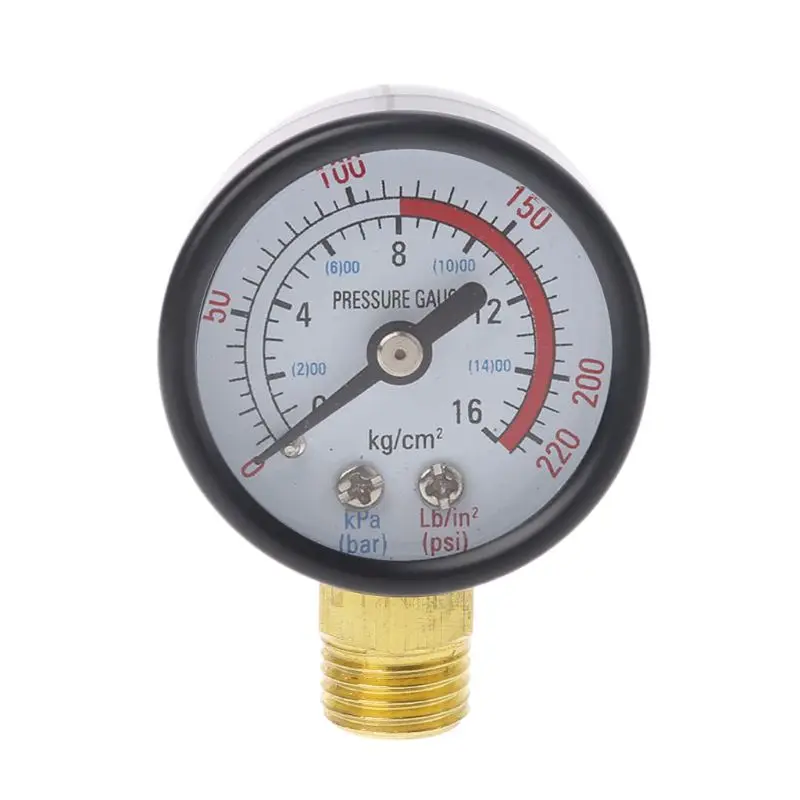 Манометр экономичный с двойным циферблатом 0 1 65 psi 42 мм/1/4 дюйма|Манометры| |