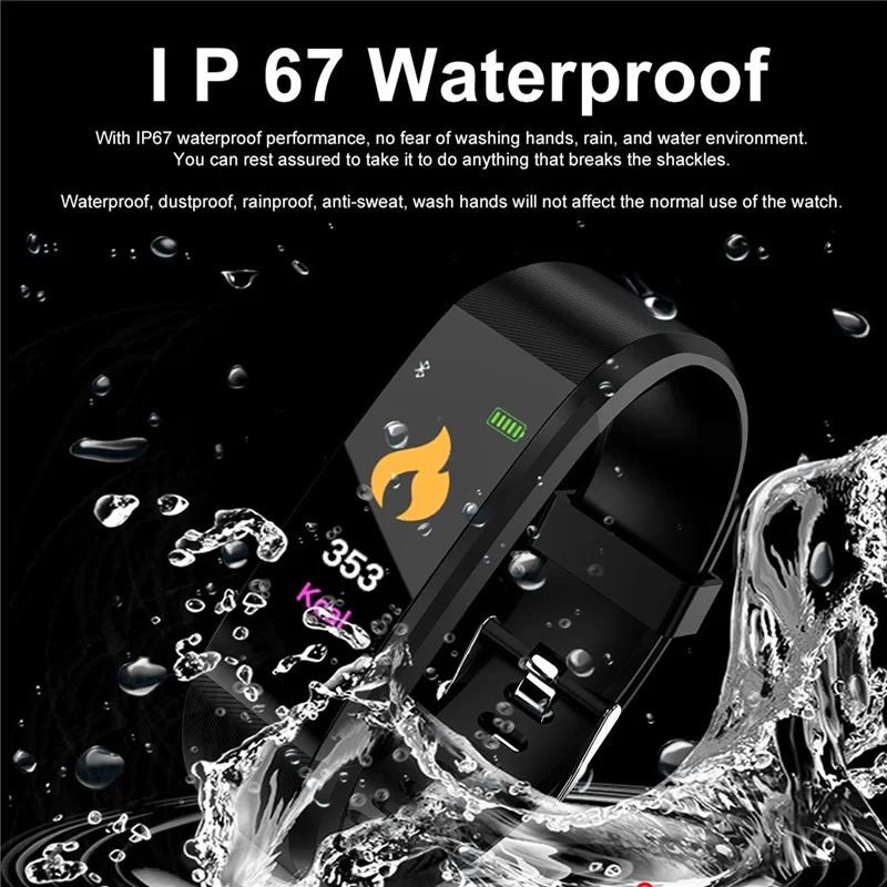 Новинка 2019 умные спортивные часы Bluetooth мониторинг сердечного ритма