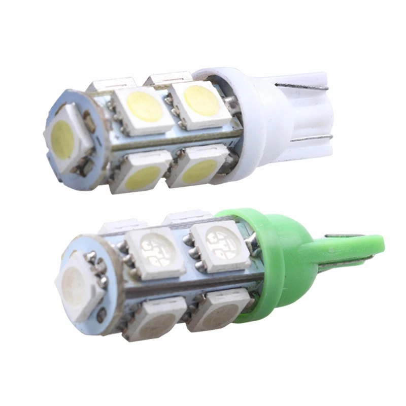 10 шт. T10 5050 9smd габаритный фонарь автомобиль чтения плафона автоматический