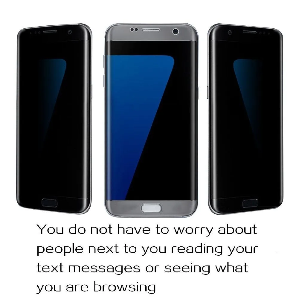 Del тонированное полноэкранное Защитное стекло для Samsung Galaxy S7 Edge td914 Прямая