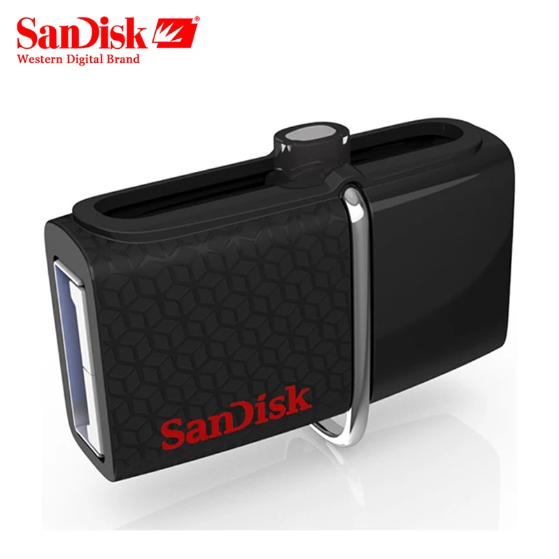 SanDisk USB флеш-накопитель 64 ГБ 32 16 двойной OTG cle Usb 3 0 Внешняя память мин | Компьютеры и