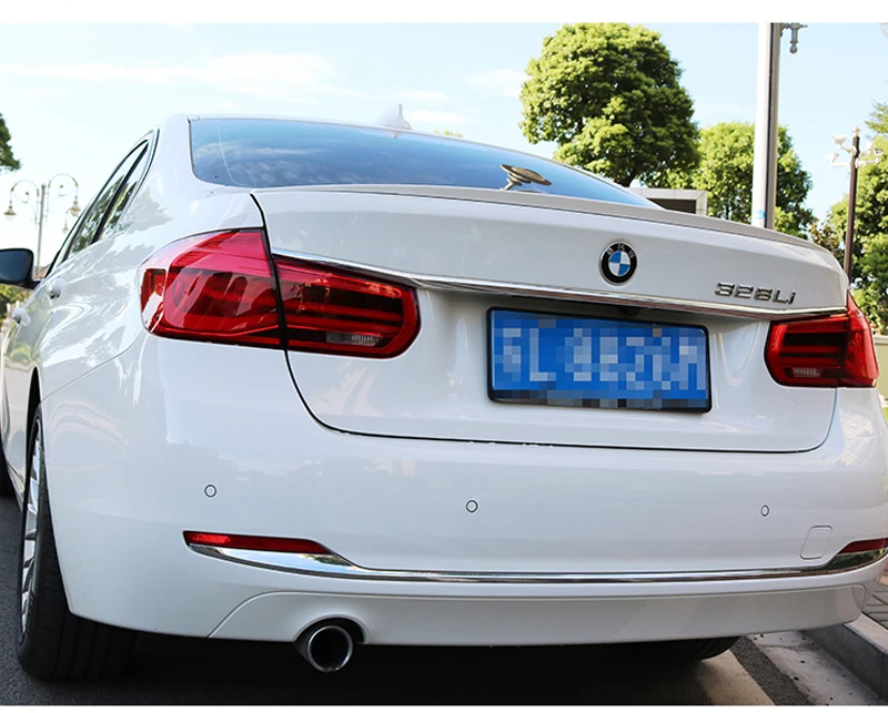 ABS Пластик Неокрашенный задний багажник украшение в виде хвостового крыла для BMW