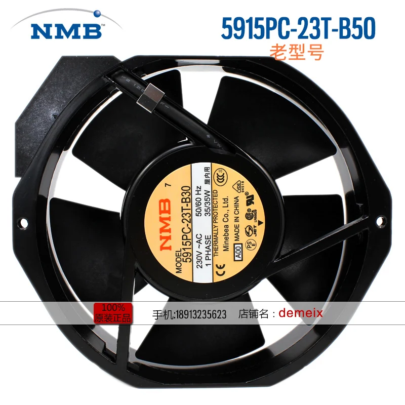 

Новый NMB-MAT NMB 15038PB-B3L-EP 5915PC-23T-B30 230V UPS Вентилятор охлаждения