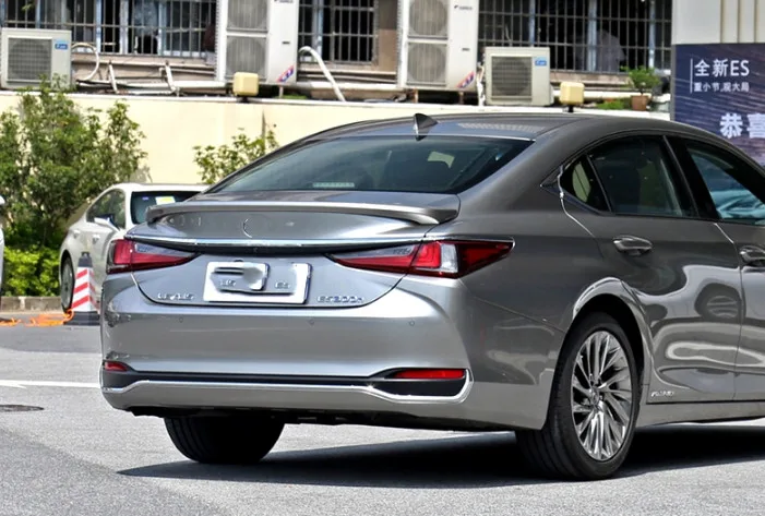 Серебристый Спойлер для LEXUS ES Z10,,, ES250, ES300, ES200, спойлер, высокое качество, АБС-пластик, заднее крыло, грунтовка, цветной спойлер - Цвет: Серебристый