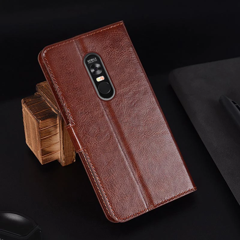For Blackview Max 1 Case 6.01 inch Luxury Flip PU Wallet Premium Leather Cover With Photo Frame | Мобильные телефоны и