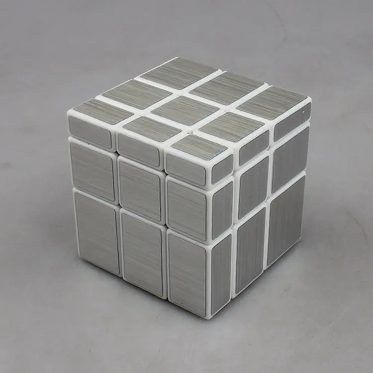 Бургундия 3x3x3 магический зеркальный куб, Профессиональный Золотой и Серебряный куб, магический литой пазл с покрытием, скоростной поворот, обучающие и обучающие игрушки - Цвет: Бургундия