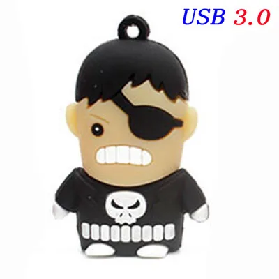 T7 JASTER USB 3,0 флеш-накопитель 4 ГБ 16 ГБ 32 ГБ 64 Гб USB флеш-накопитель флеш-память, переносной usb-накопитель с мультипликационным персонажем Суперменом Бэтменом - Цвет: T7