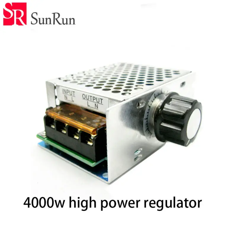 Регулятор напряжения 220В высокой электронной мощности 4000 Вт на кремниевом контроллере.