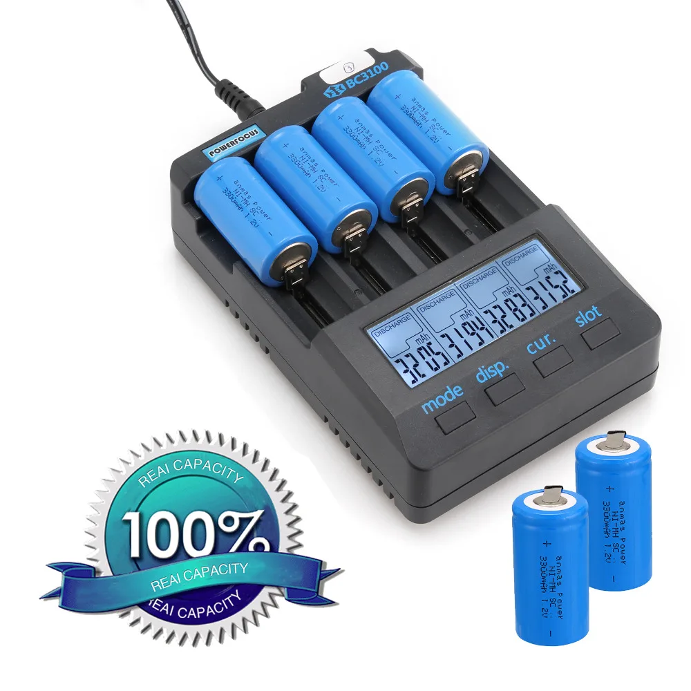 

Anmas power!new goods !10 pcs sub c SC battery Ni-Cd battery rechargeable battery 3300mh with tab-blue color 4.25CM*2.2CM