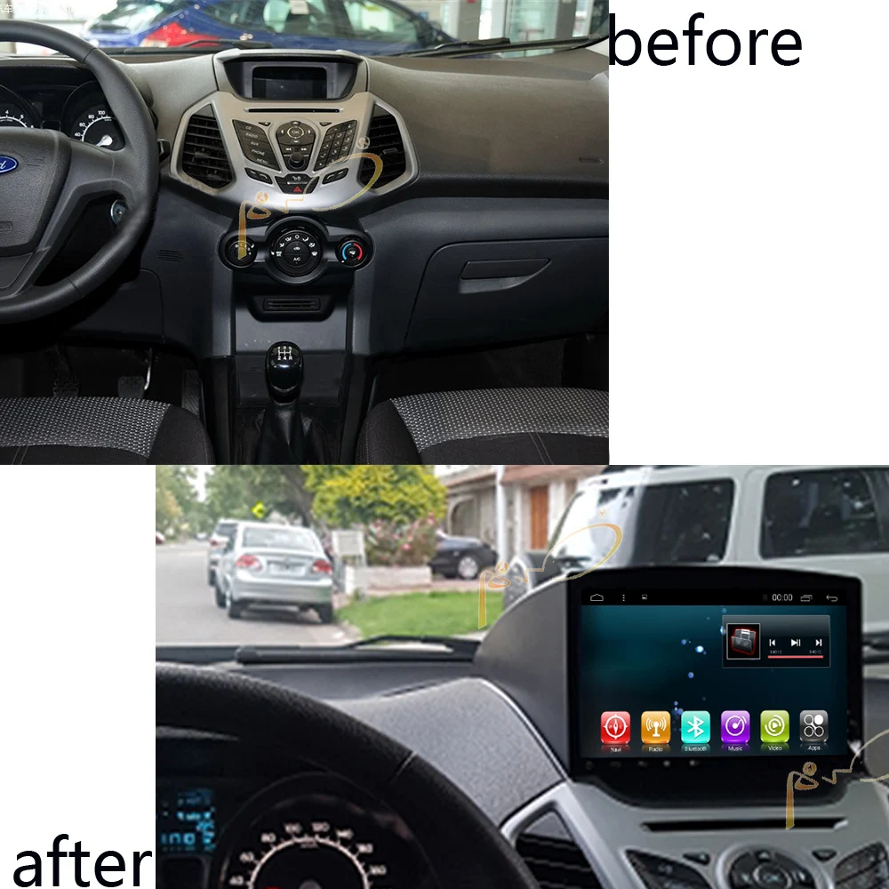 Android 7 1 автомобильный Радио GPS мультимедийный плеер Navi для Ford Ecosport 2013 2016 аудио