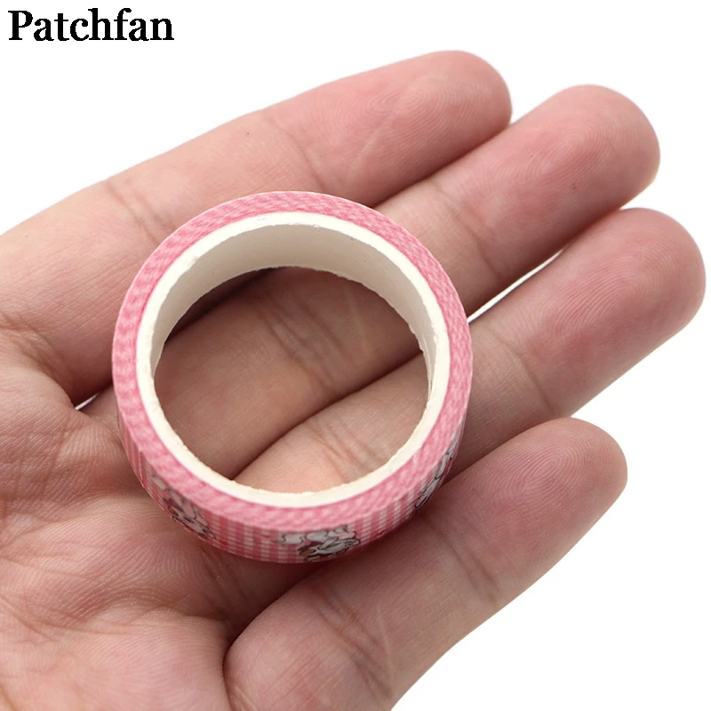 Patchfan Зонт кошка Мэри Розовый Дети Забавный мультфильм альбом книга DIY Скрапбукинг клей васи маскирования клейкие ленты Печатный шаблон стикер A2005