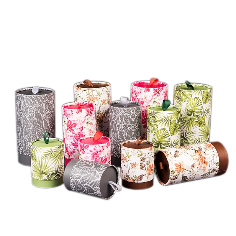 

Xin Jia Yi Packaging Box White Paper Cardboard Silk Rope CMYK Print Tube Wedding Party Gift Package High Quality Boxes Supplier