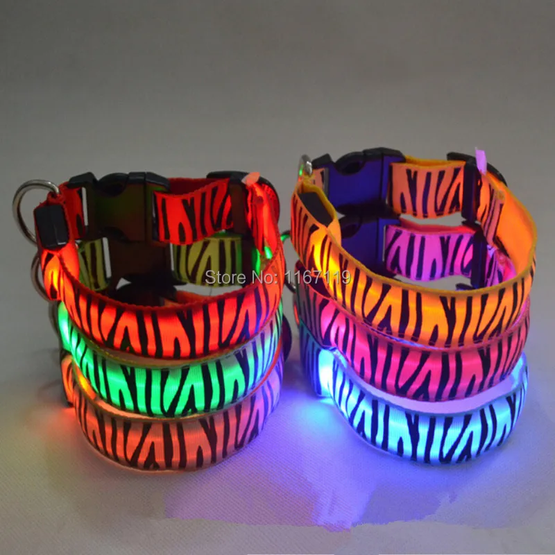 Новый светящийся нейлоновый собачий светодиодный ошейник для питомцев | Дом и