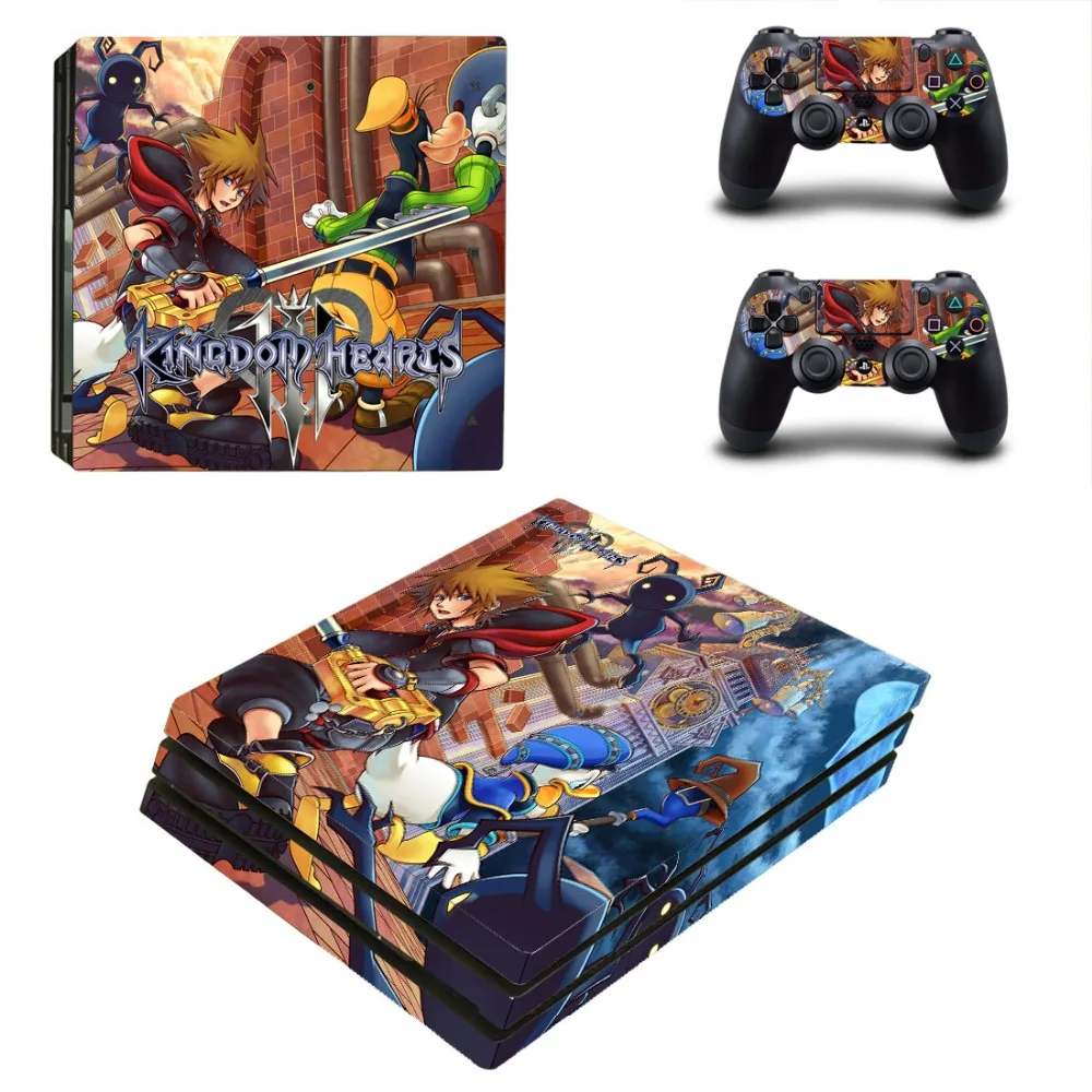 Наклейка на кожу Kingdom Hearts 3 PS4 Pro Виниловая наклейка для консоли Playstation 4 и 2