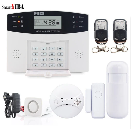 SmartYIBA Беспроводная SMS sim карта охранная сигнализация Домашняя безопасность GSM