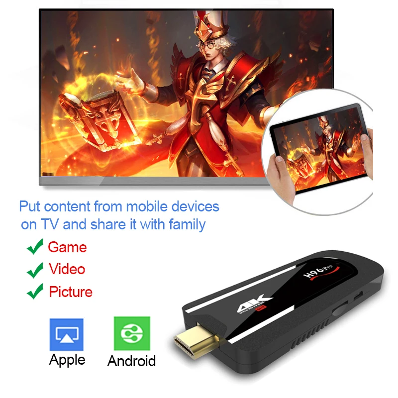 Xinways H96 Pro Android 7 1 ТВ приставка Amlogic S912 Восьмиядерный 2G 16G Мини ПК палка 2 4G/5G Wifi BT4.1 4K