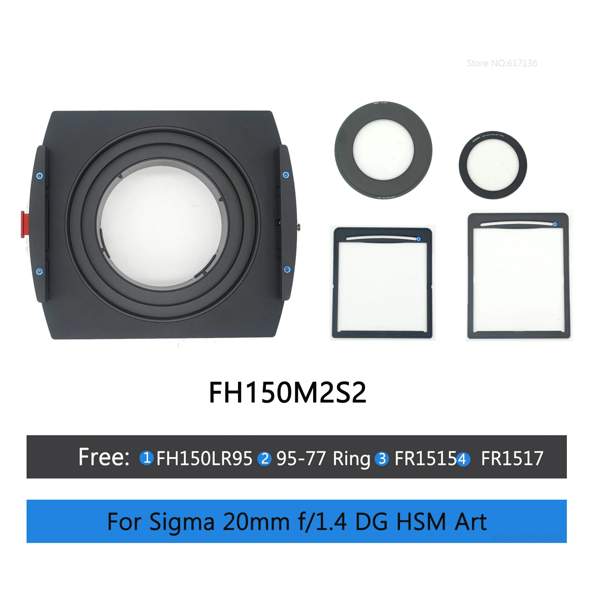 FH150M2S2 Benro FH150M2 держатель фильтра 150 мм квадратный фильтр системы ND/GND/CPL держатель фильтров для более 14 мм ультра-широкий объектив - Цвет: FH150M2S2