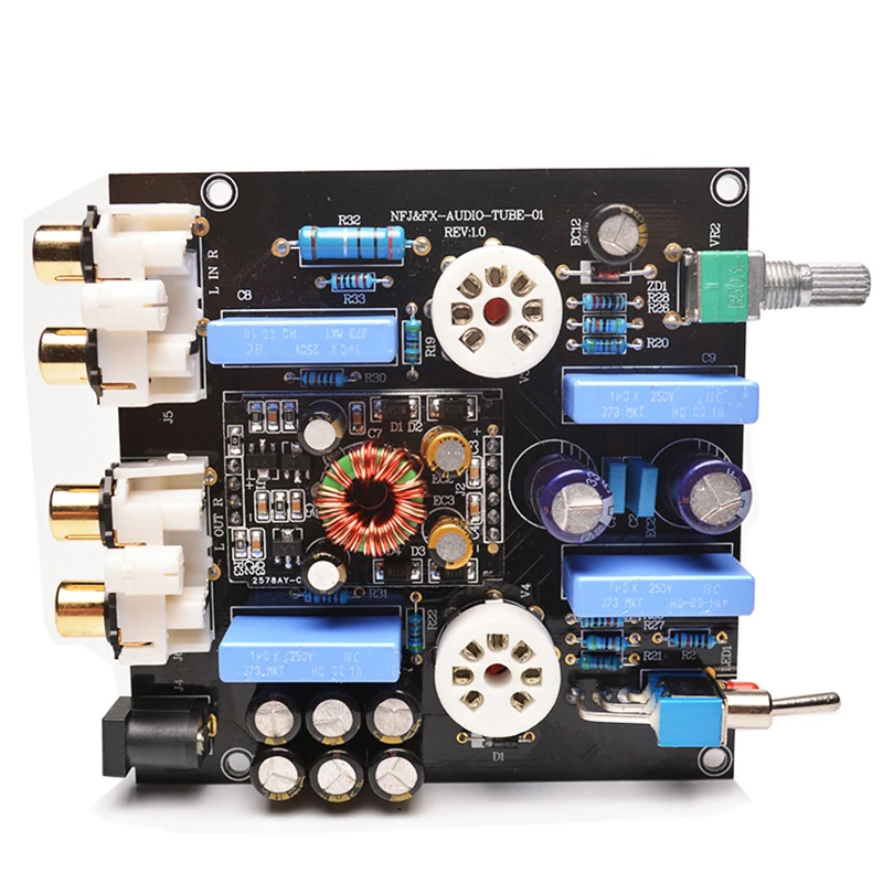 Новинка FEIXIANG FX-AUDIO TUBE-01 предусилитель для мобильной лампы 6J1 мини-предусилитель 12