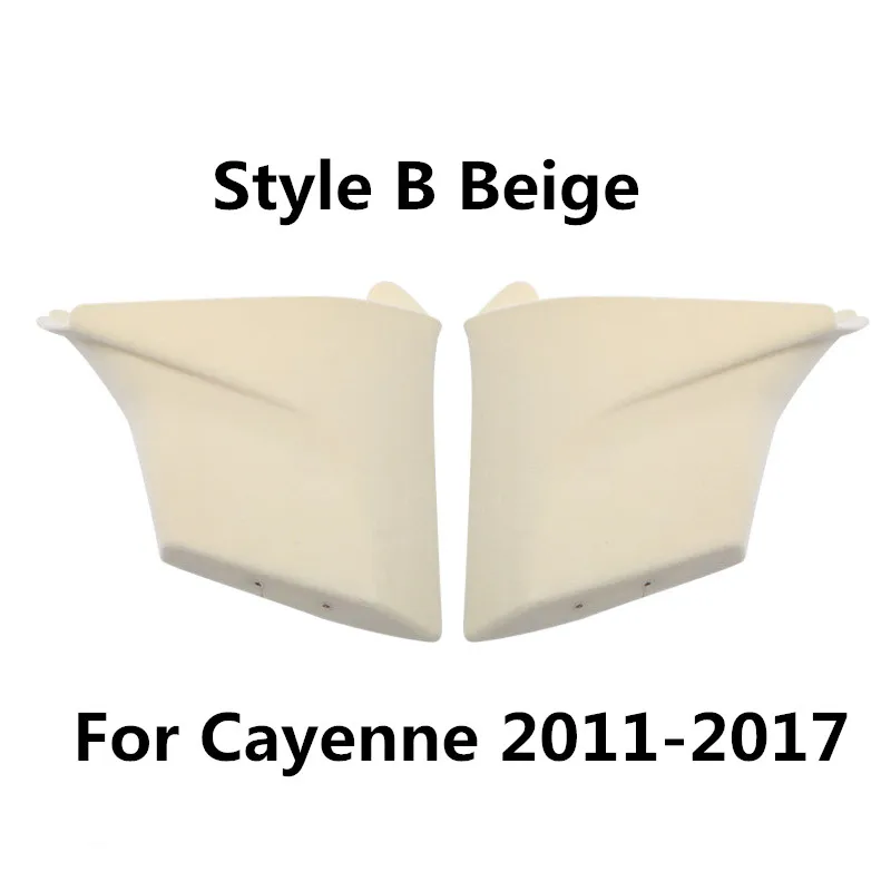 Style B Beige 2 шт. Автомобиль Центральной Консоли Боковая ручка ящик для хранения мобильного телефона органайзер для Porsche Cayenne 2011 2012 2013 - Название цвета: Style B Beige