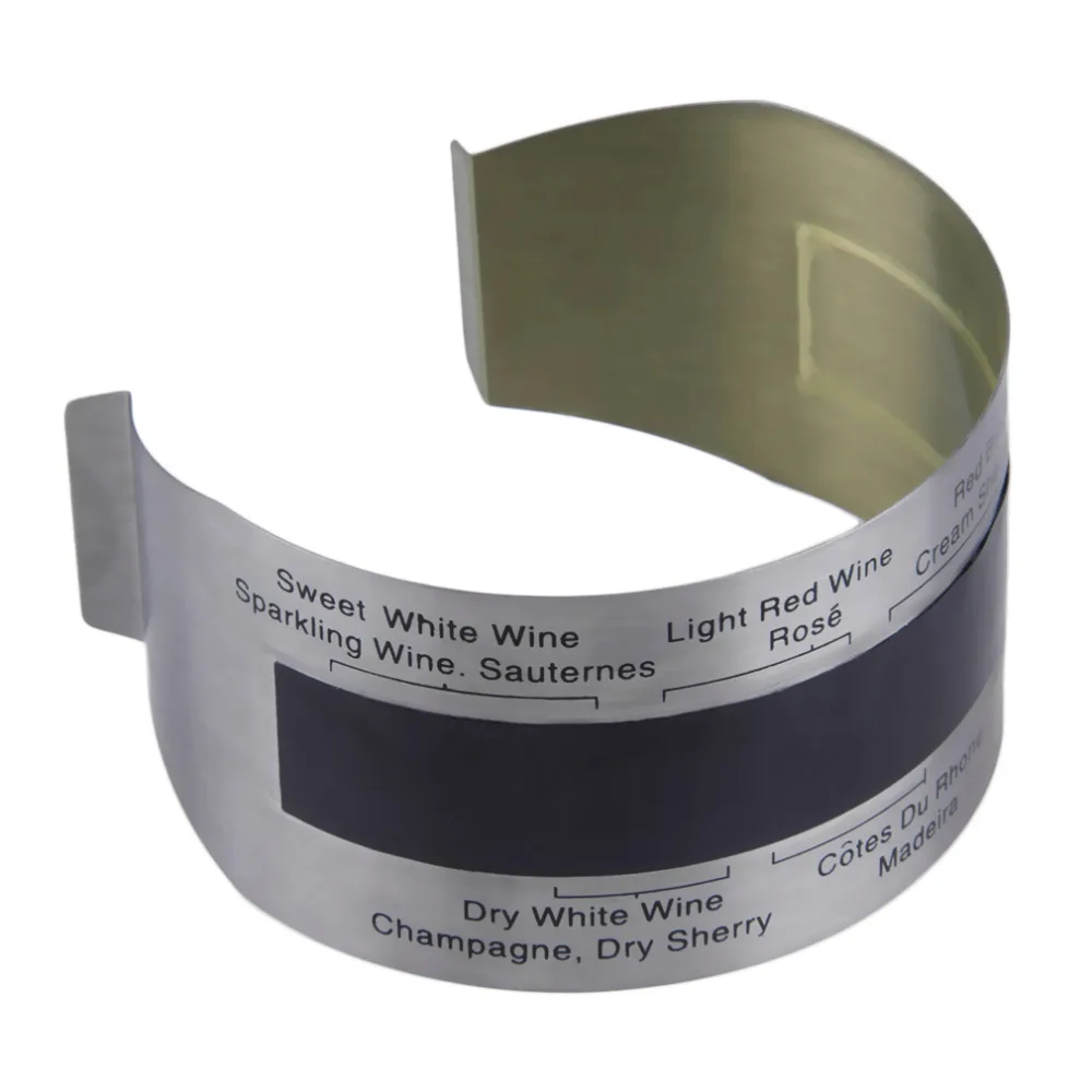 Нержавеющая сталь LCD Электрический красное вино цифровой термометр измеритель