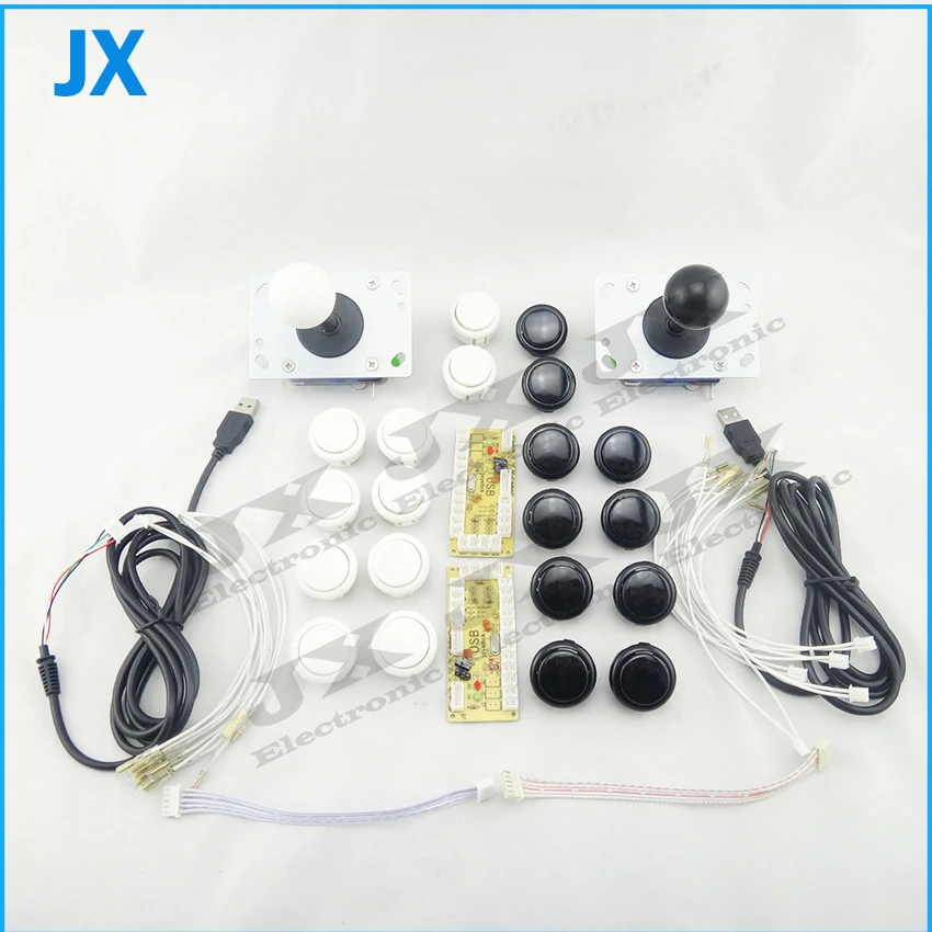 Новый аркадный аксессуар сделай сам 2x USB энкодер ПК для джойстика + Zippy джойстик 20x