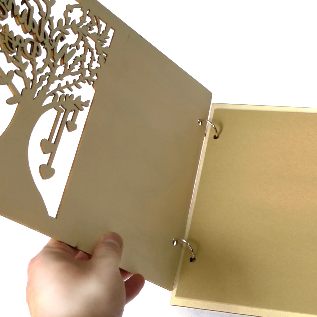 Красивые свадебные украшения 20 страниц деревянная свадебных гостевых книжные