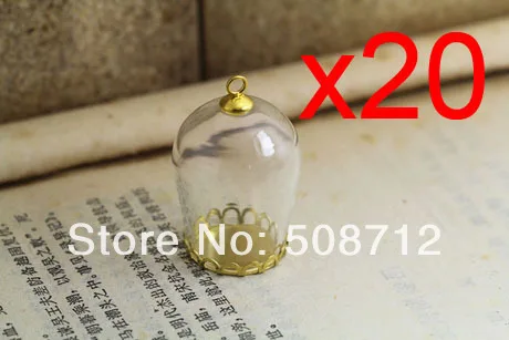 Бесплатная доставка&gt 20 компл./лот 30x18mmGlass Глобус кулон медальон очарование