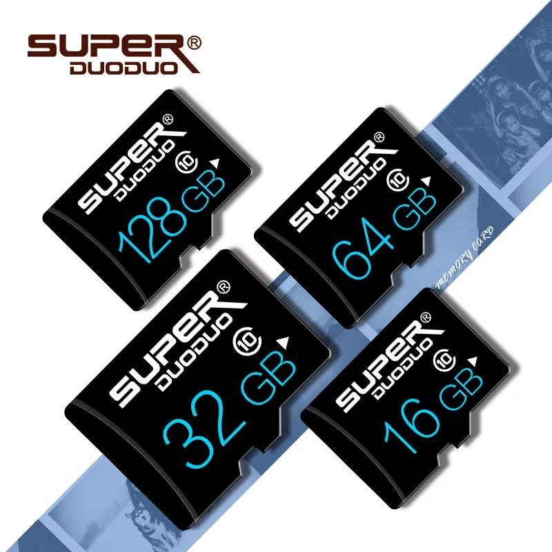 100% оригинальная Micro sd карта 128 Гб 64 ГБ 32 флэш памяти 16 8 4 mini sd/tf класс 10 usb память