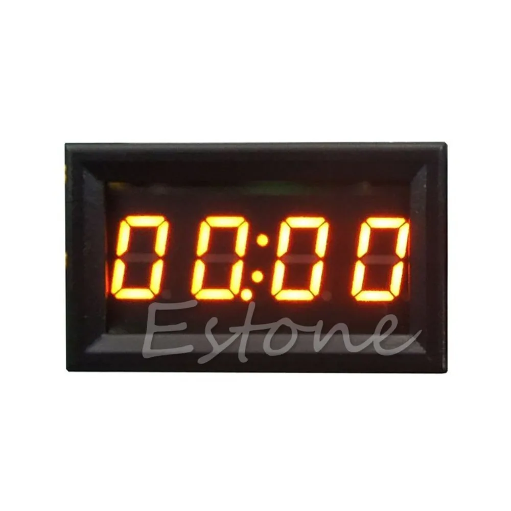 Rtsapunny Automotive Car Clock 12V/24V Car Modified LED Electronic Clock Touch Digital Clock Digital Display Touch Screen for Boat Truck Motorcycle Car 