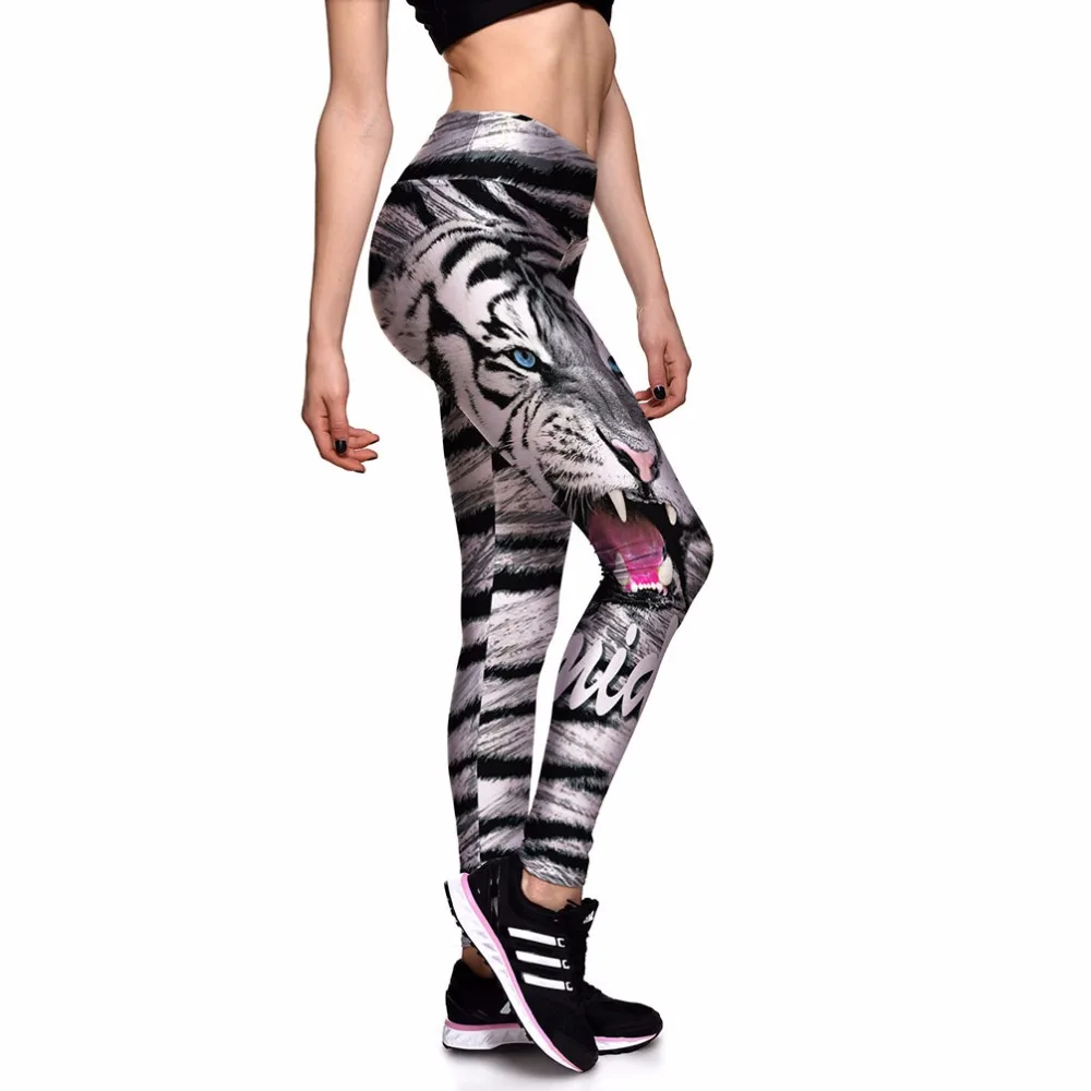 Женские леггинсы для фитнеса белые эластичные из спандекса с высокой талией и