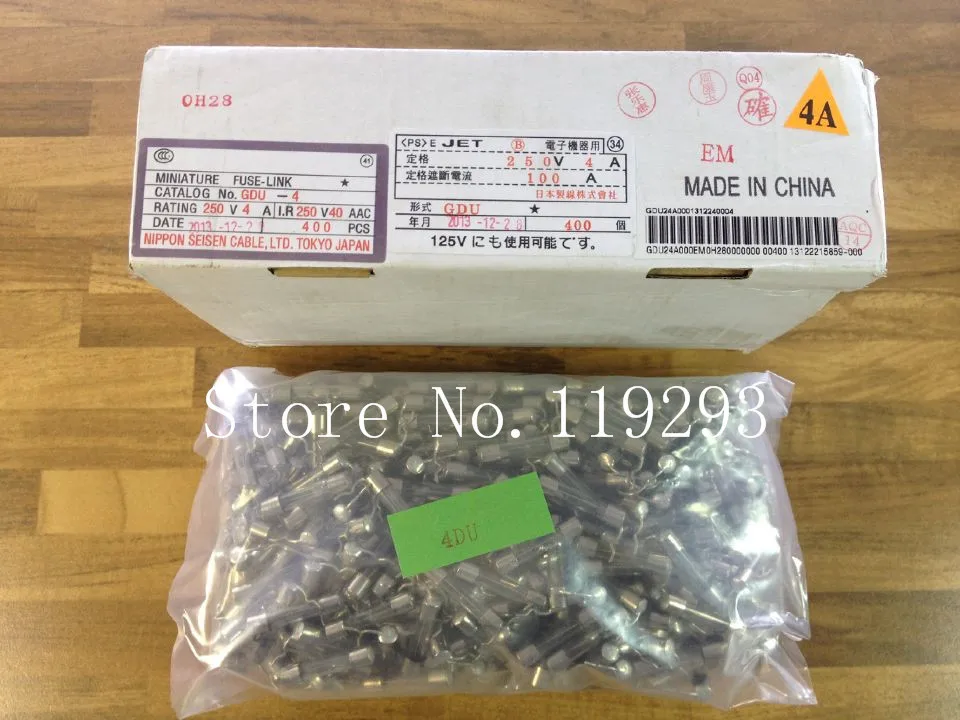 [SA] Японский импорт струйных штифтов защита от страхования GDU 6X30 4A250V