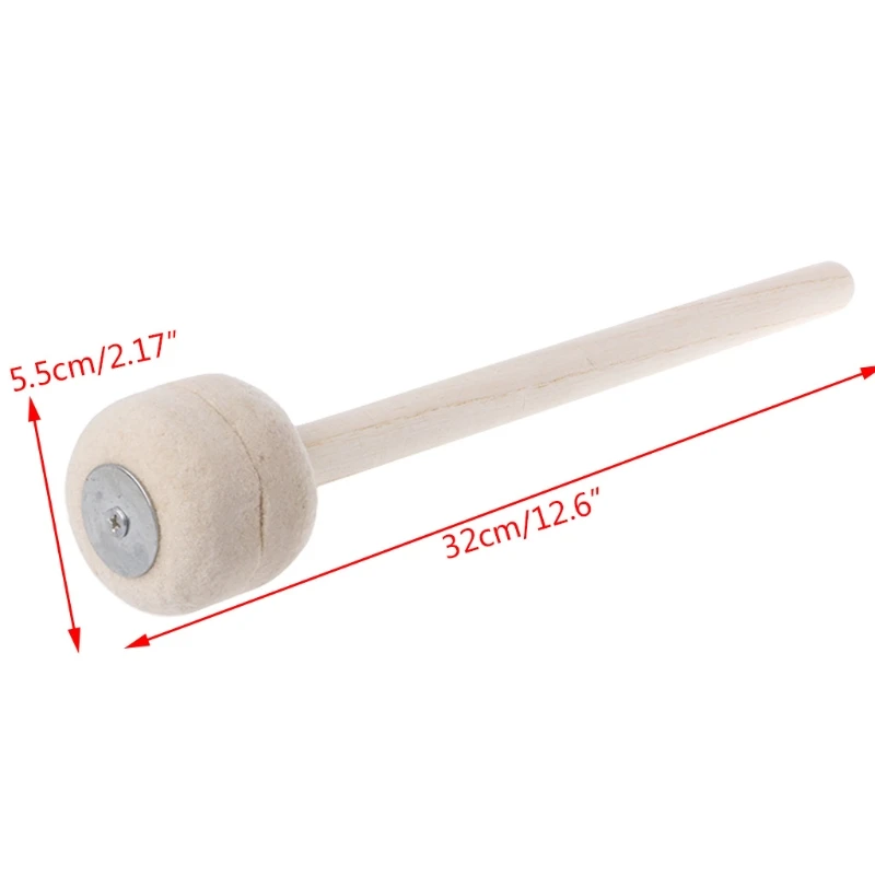 1 шт. тимпани молотки Precussion барабанные палочки мягкая войлочная головка