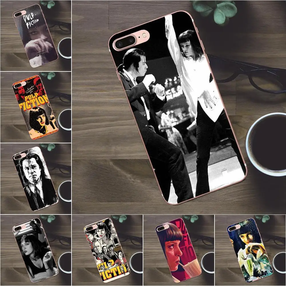 Bixedx Pulp Fiction Movie For Huawei G8 Honor 5C 5X 6 6X 7 8 9 Y5II Mate P7 P8 P9 P10 P20 Lite Plus 2017 TPU Cover Case | Мобильные