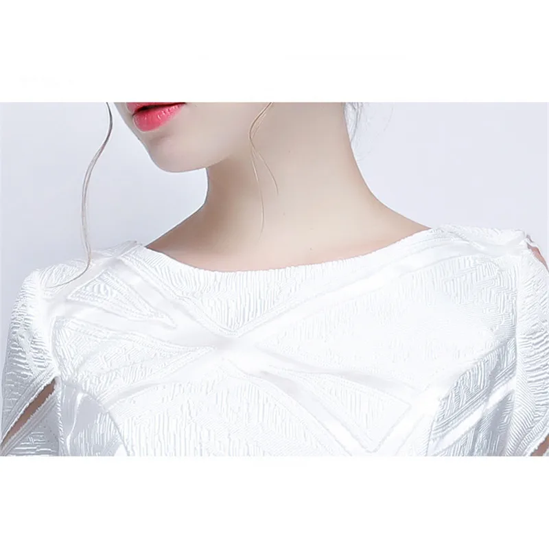 

Party Dress Women White Gray Striped XS-3XL Plus Size 2020 New Fashion Slim Noble Elegant Host Maxi Dress Vestidos Feminina JD77